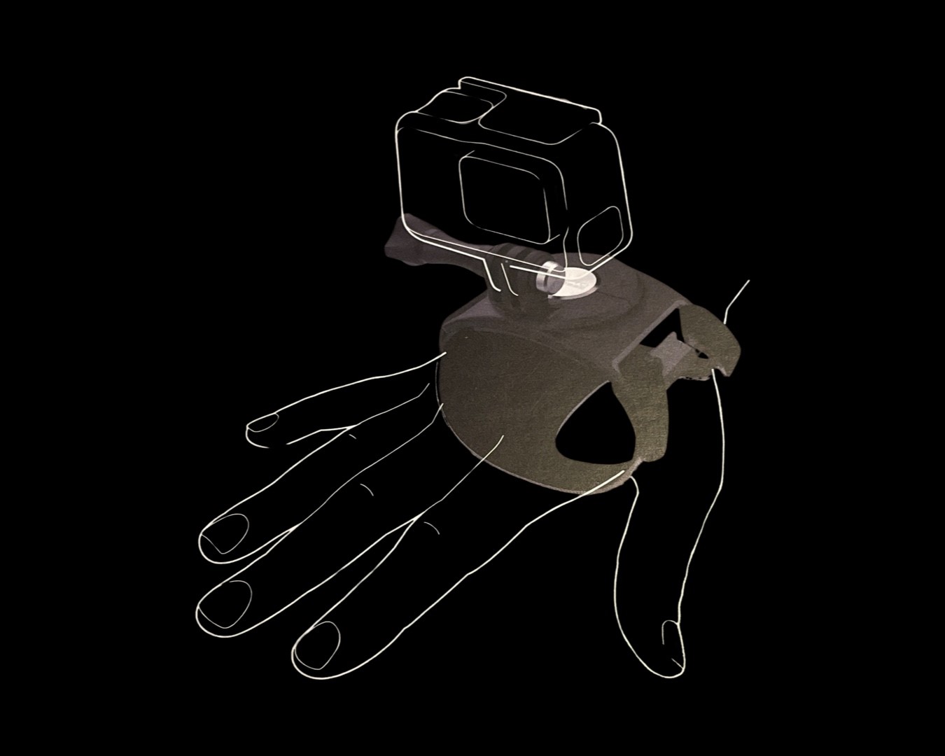 27344_0 Handgelenk Stativ Halterung für GoPro