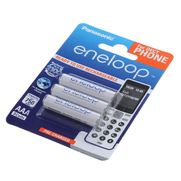 Panasonic HHR-4MVE/3BD 3x AAA Akkus 750mAh