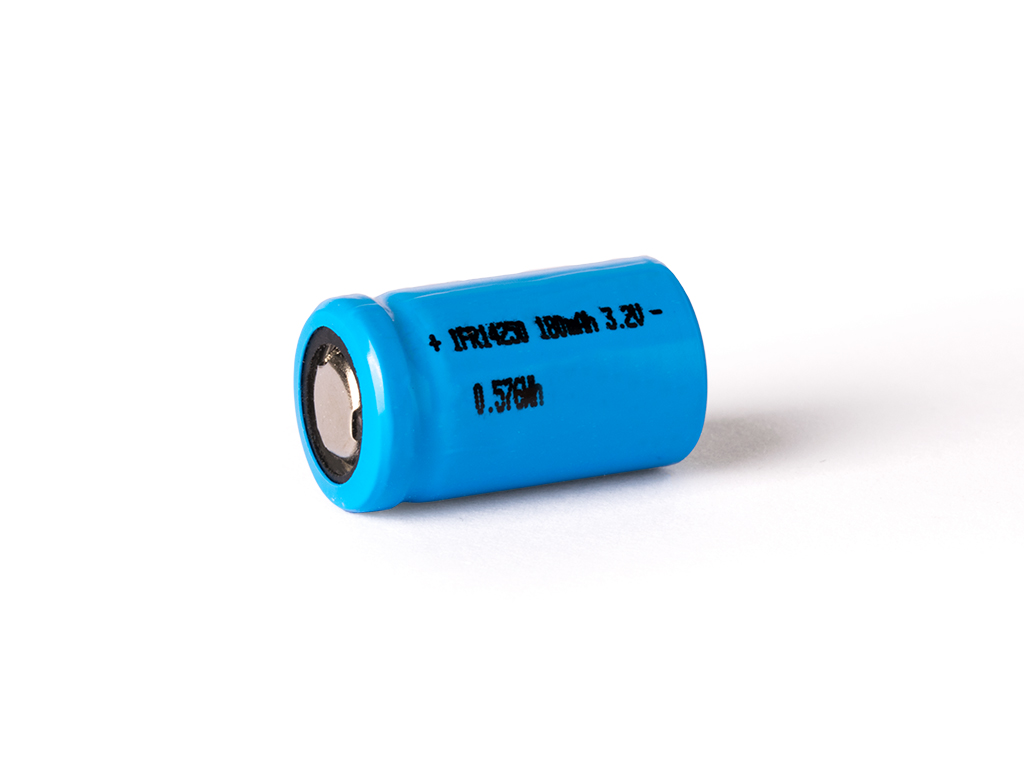 IFR 14250 3.2V 180mAh LiFePo4 Akku (Pluspol flach)