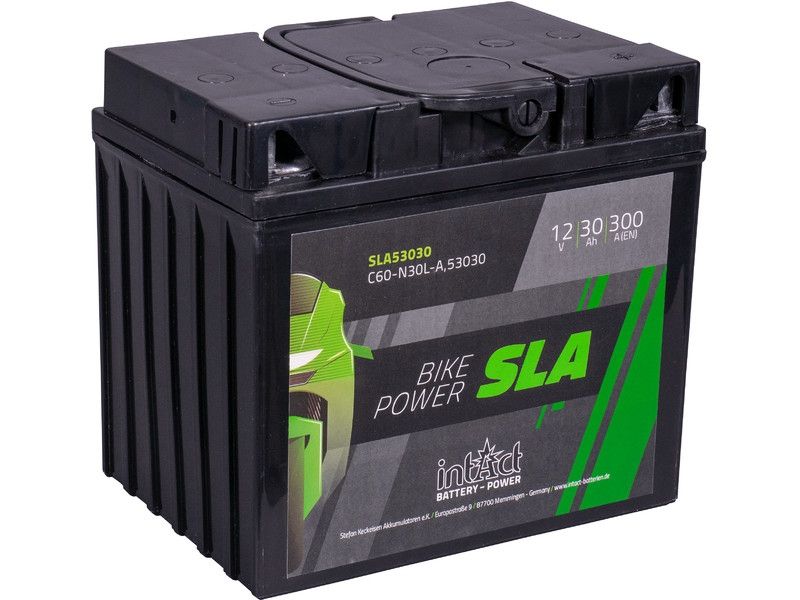 24219_0m1TR1UJBHpdtD Intact SLA53030 SLA-Motorradbatterie ersetzt C60-N30L-A, Y60-N24L-A 12V 30Ah
