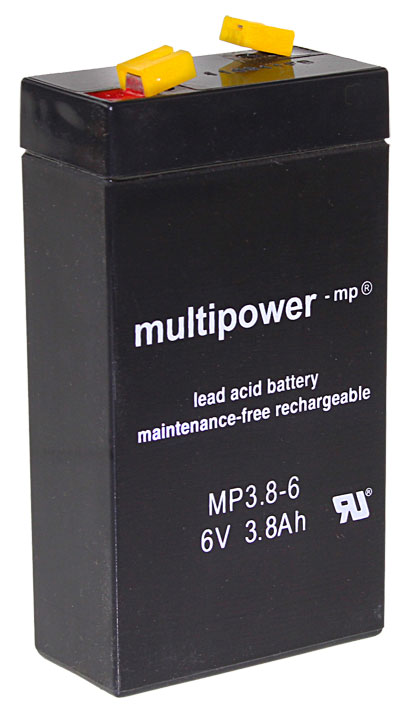 Multipower MP3.8-6 Akku für Sicherheits- und Alarmtechnik