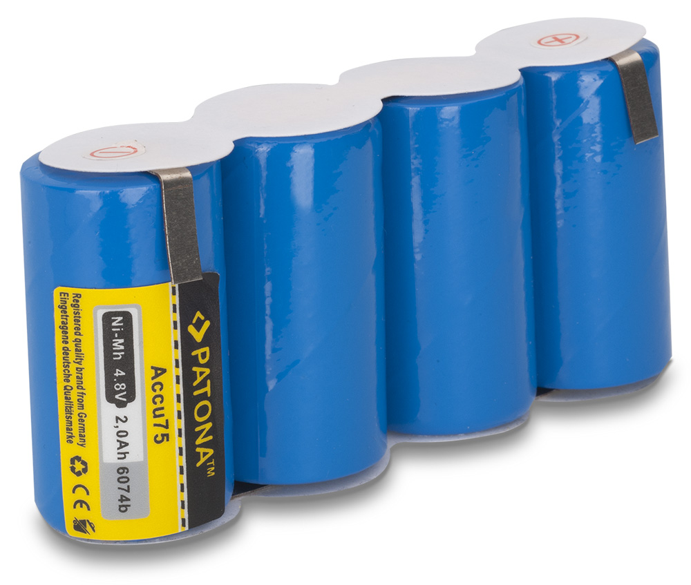 15153_0EXrw8ePH0H9OP Akku passend für Gardena ACCU75 4.8V 2000mAh mit Lötfahnen