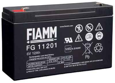 16091_0oSCleBiCBIVF7 Fiamm FG11201 6V 12Ah passend für Parkomatic