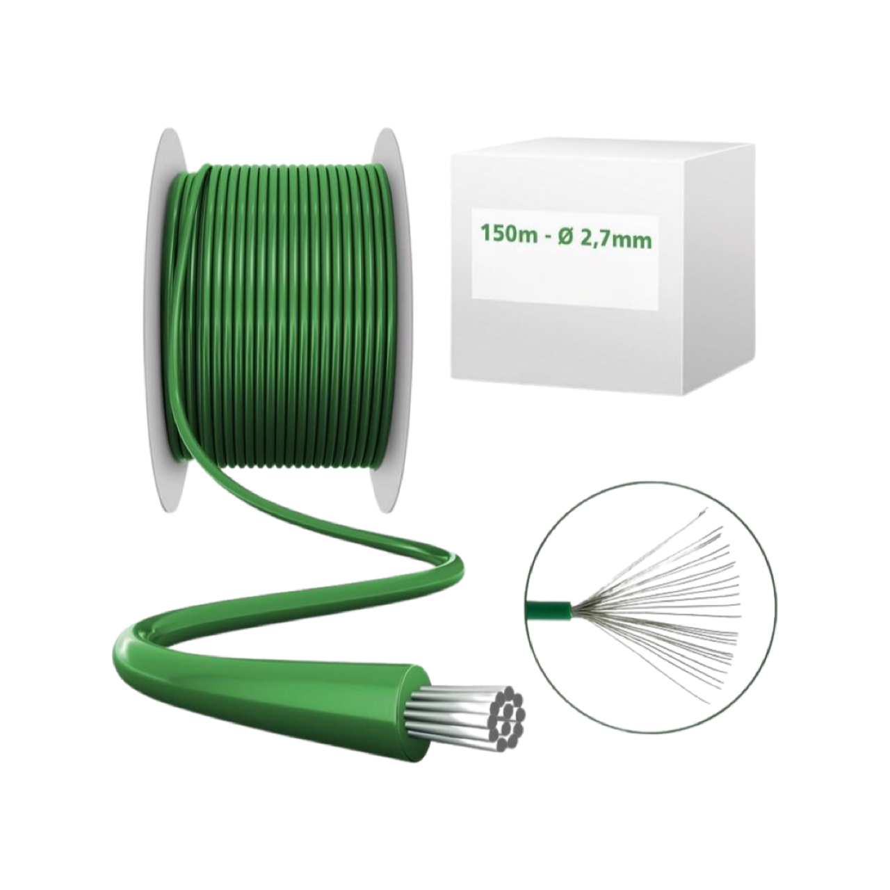 25260_0yHeHsGeXiF8Ov Begrenzungskabel 150m kompatibel mit Mähroboter Gardena, Husqvarna Automower