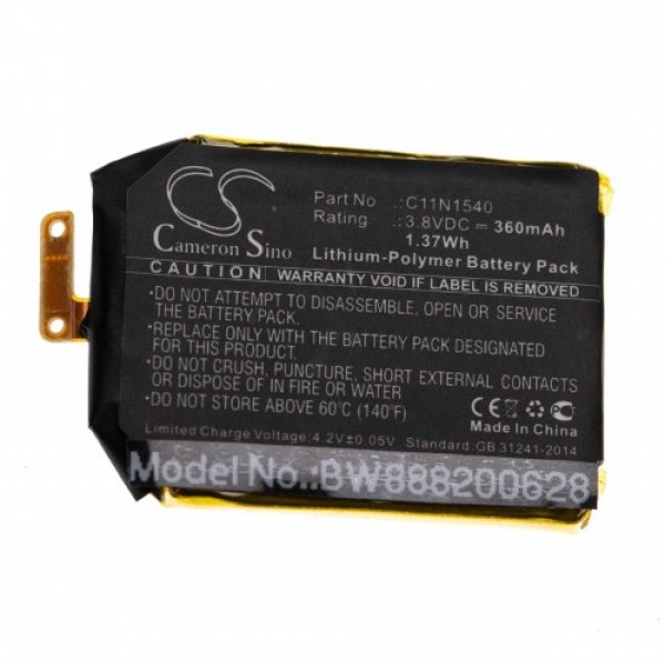 24544_0mU7wcD9XTNtUr Akku ersetzt C11N1540 passend für Asus ZenWatch 2, WI501Q, WI501QF