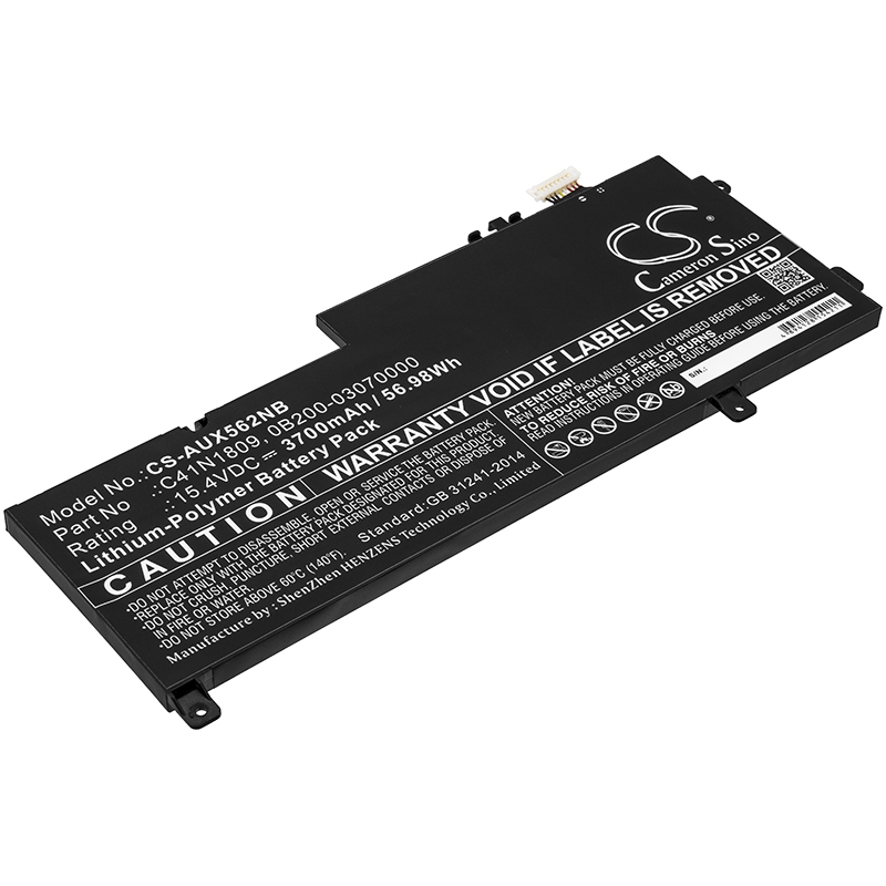17106_0RLP1S8H9b2N3H Akku ersetzt Asus C41N1809, 0B200-03070000 3700mAh
