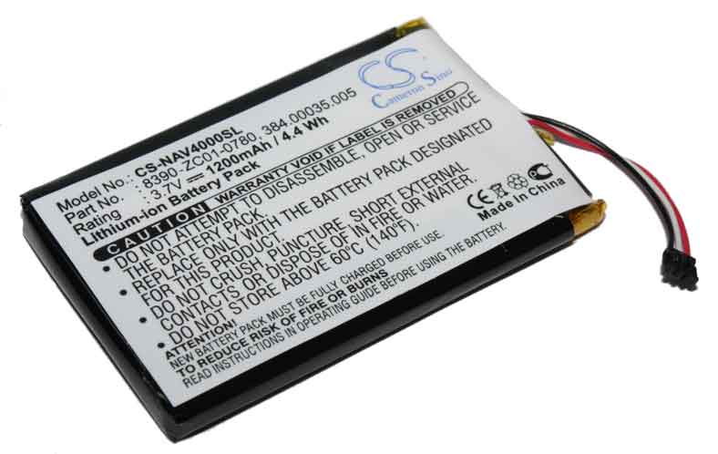 12673_0 Akku ersetzt Navigon 384.00035.005 passend für 40 Plus, Premiun