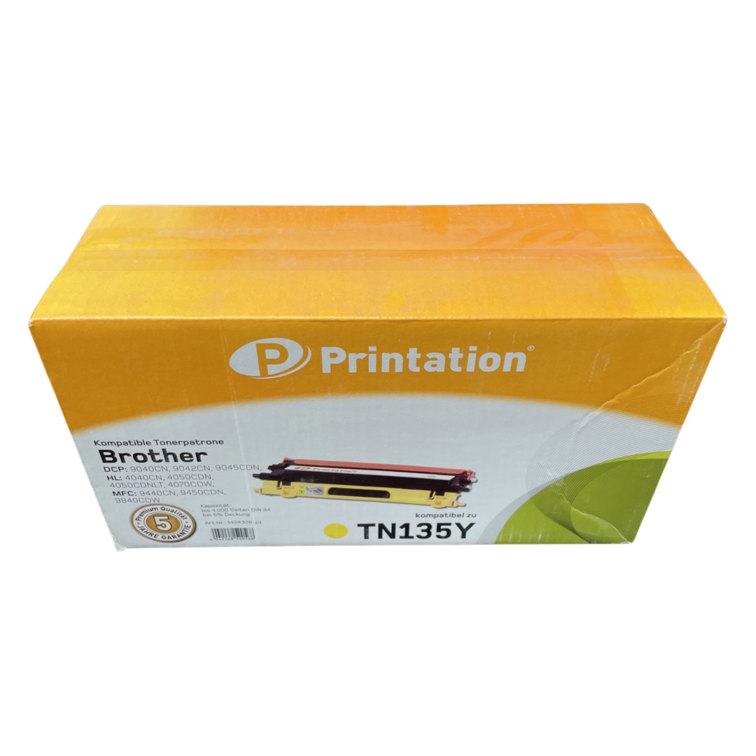 20017_0 Toner passend für Brother TN-135Y, TN135Y Cyan * nur solange Vorrat