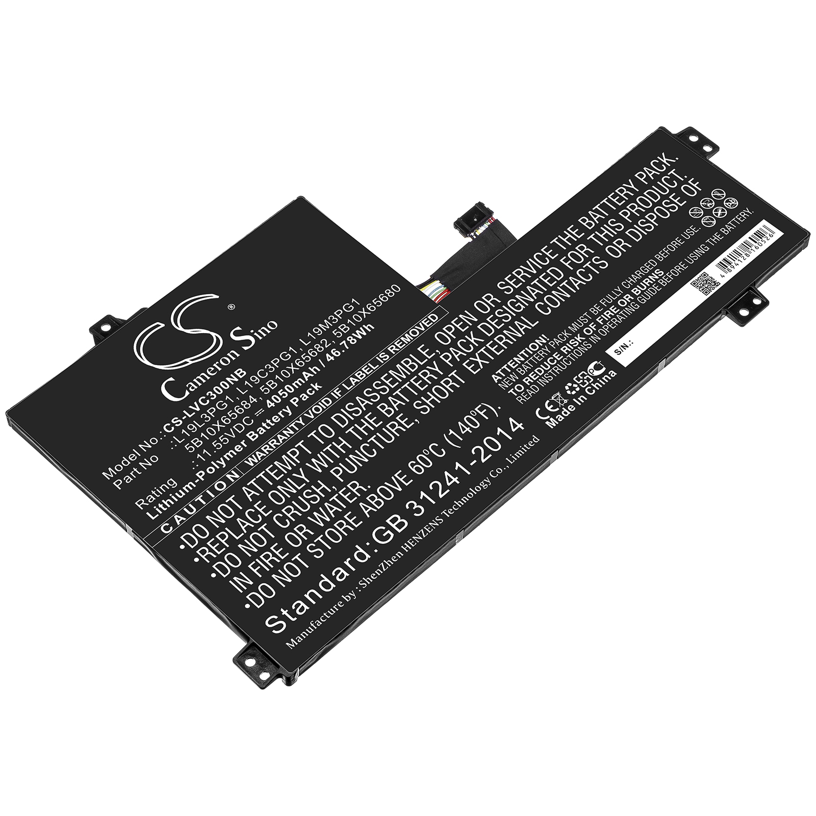 25430_0Q34jQlrBdGfnI Akku ersetzt Lenovo L17L3PB0, 5B10Q13162 passend für 100e, 300e Chromebook