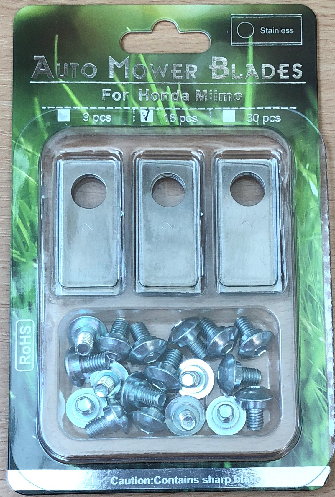 22554_0LIYjj0RrIRSrC 9x Ersatz Messer für Honda Miimo 310, 520, 3000