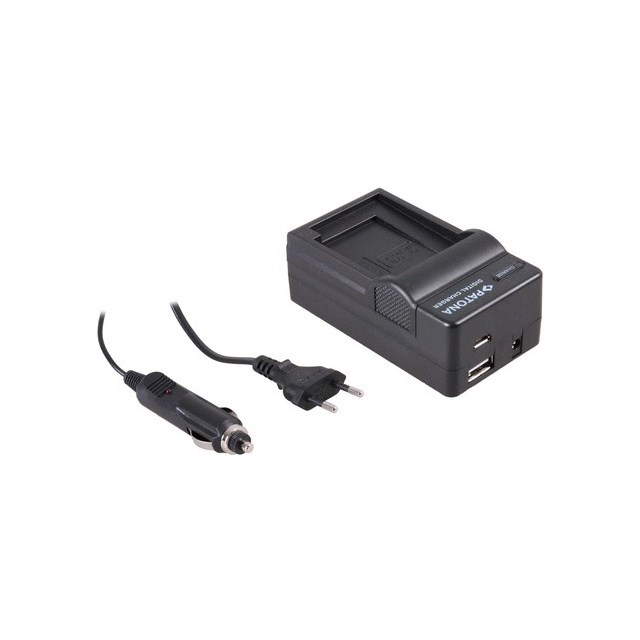 20367_0 4in1 Ladegerät für Casio NP-40, NP40