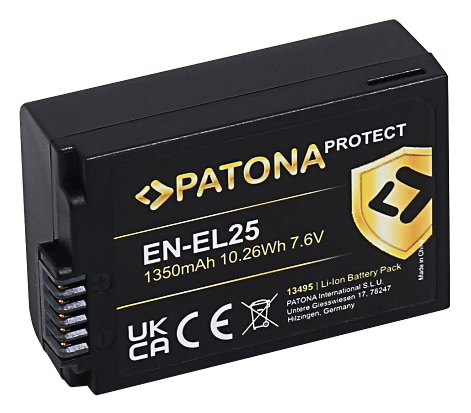 8144_0 Akku ersetzt Nikon EN-EL25, ENEL25 1350mAh