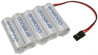11906_0 Sanyo ENELOOP, 5er, Akkupack, 6V, 2Ah