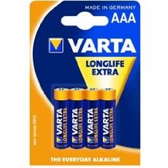 7752_0 Varta 4103 Longlife, AAA, LR03, Batterien 4er Pack