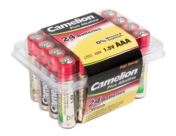13384_0 Camelion Plus Alkaline AAA, LR03, Micro 24er Pack