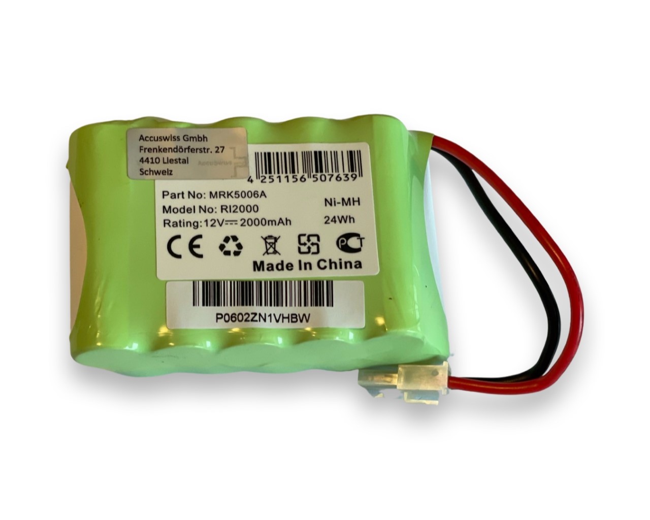 21670_0u8x9RqC5PORcz Akku ersetzt Robomow MRK5006A, 196-796-678 12V 2000mAh