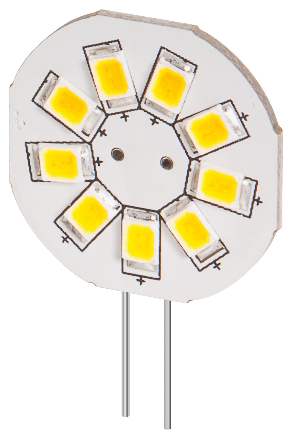 12196_02S97z0Qdda7aH LED-Chip G4 Sockel mit 9 LEDs 1.5W in warmweiss