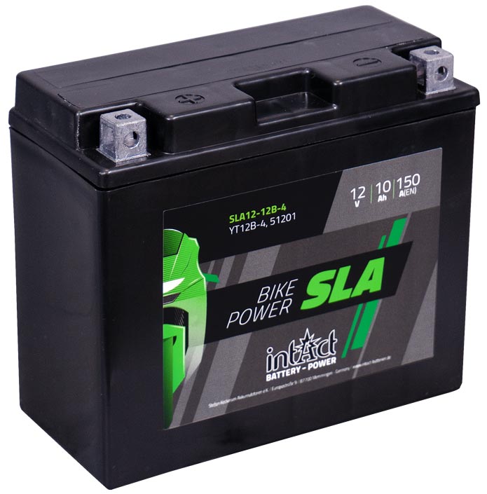 24079_0kgqb9J6M8uZx3 Intact SLA12-12B-4 Motorradbatterie 12V 8.5Ah ersetzt YT12B-4, YT12B-BS, GT12B-4