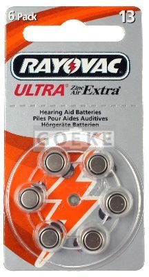 7424_0 Rayovac Extra Advanced R13AE, Typ 13 Hörgeräte Batterien