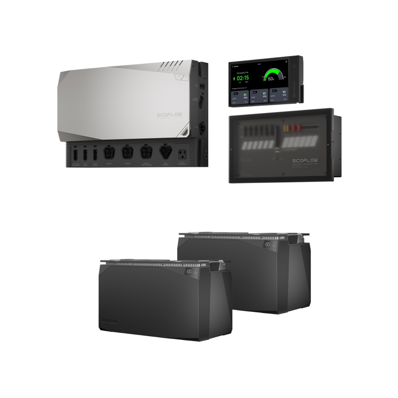 26878_0 EcoFlow Independence Kit mit Power Hub, Distribution Panel, Monitor, Set 4 kWh