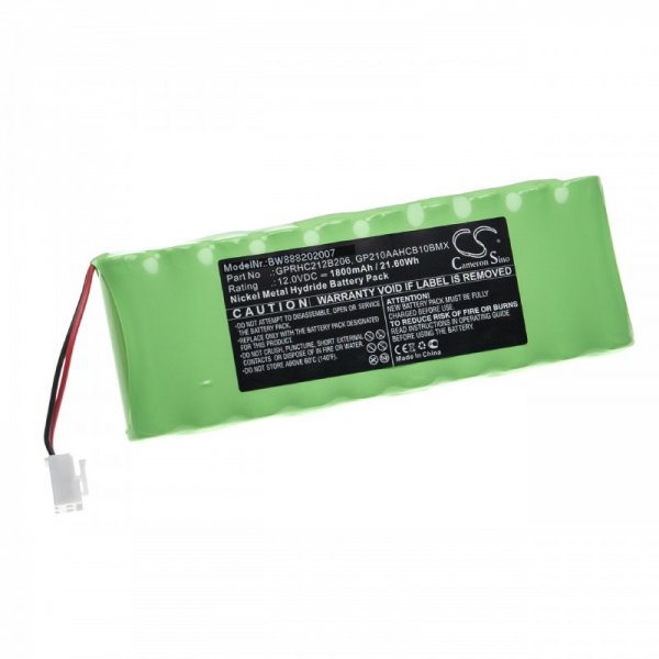 26078_0 Akku passend Roto Rollladen ZRO RT SF, RT2, WDT-S, ZRO RT SF G4 1800mAh