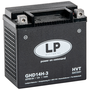 26637_0KvQuq4pnSdPXv LP GHD14H-3 GEL Motorradbatterie ersetzt 66000208A, GEL-HVT-03, HVT-3 12V 14Ah
