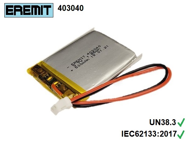 24888_0o6MozftcAr7HR Akku 403040, 043040 3.7V 500mAh Li-Polymer Power Pole Stecker