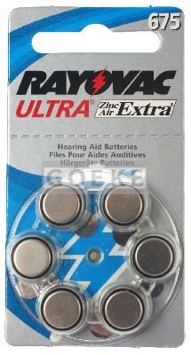 7422_0 Rayovac Extra Advanced V675, Typ 675 Hörgeräte Batterien