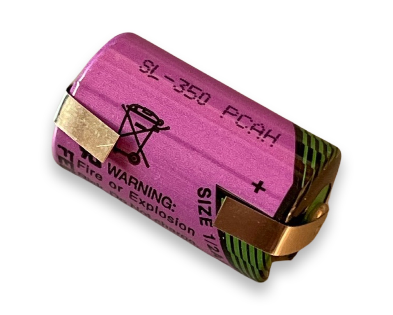 Tadiran SL-350/T 1/2 AA Lithium Batterie mit U-Lötfahne