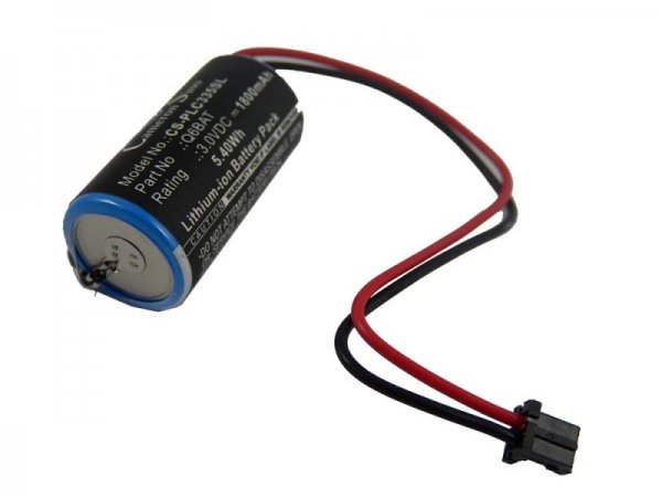 27412_0 Batterie passend für Mitsubishi Q6BAT, 130376, ER2/3A, GT15-BAT 3V 1800mAh