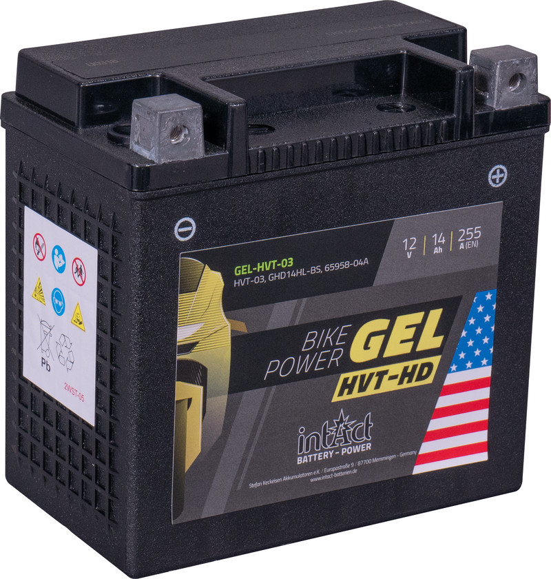 24798_0 Intact GEL-HVT-03 Bike Power ersetzt 65958-04, HVT-3, HVT3 12V 14Ah 255A(EN)