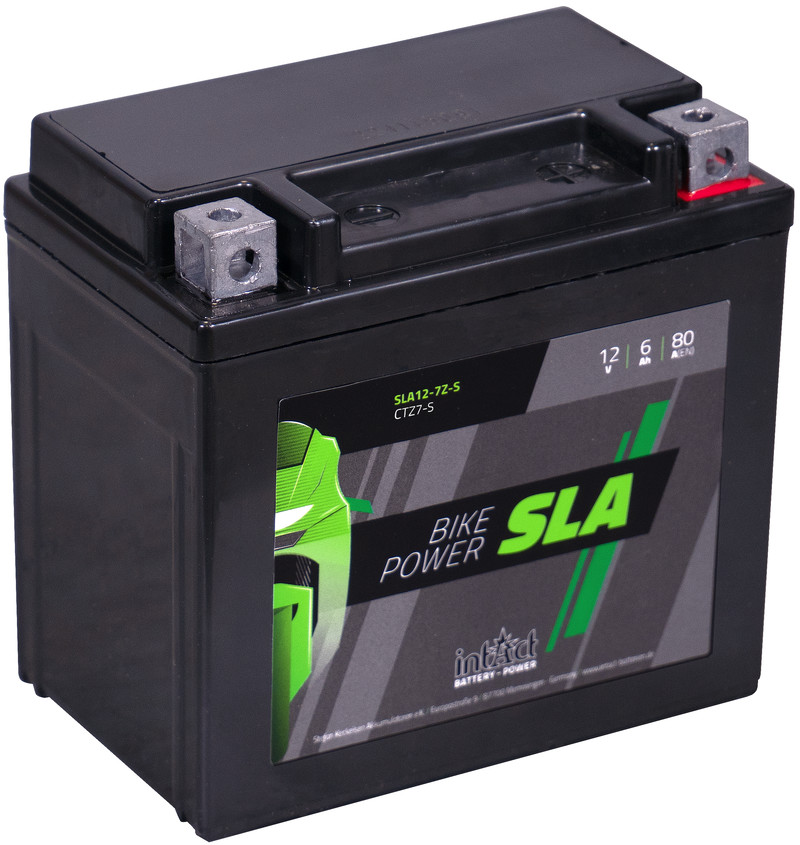 24738_0MLZYhLVyRlDIT Intact SLA12-7Z-S Motorradbatterie 12V 6Ah ersetzt YTZ7-S, CTZ7-S, GT6B-3