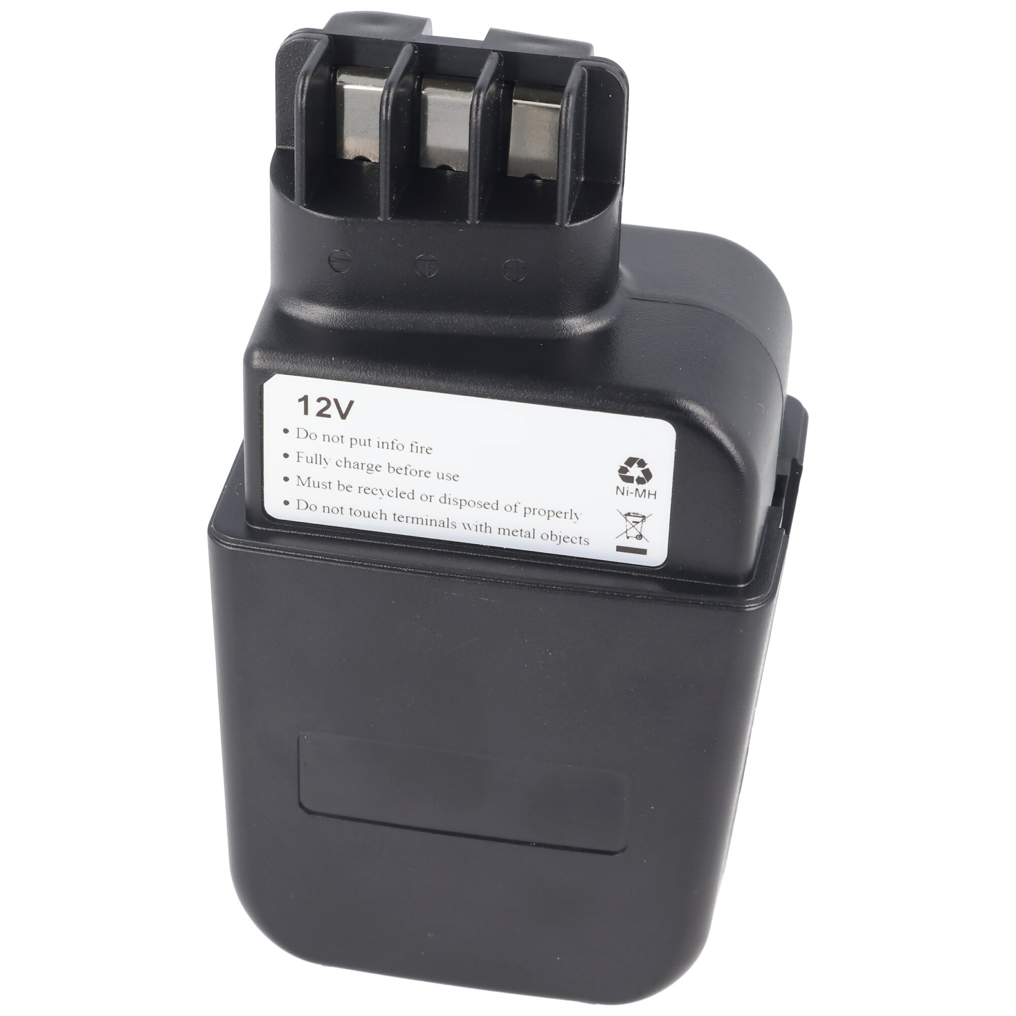 2382_0 Akku ersetzt Metabo 6.31723 12V 2Ah Flach-Kontakt