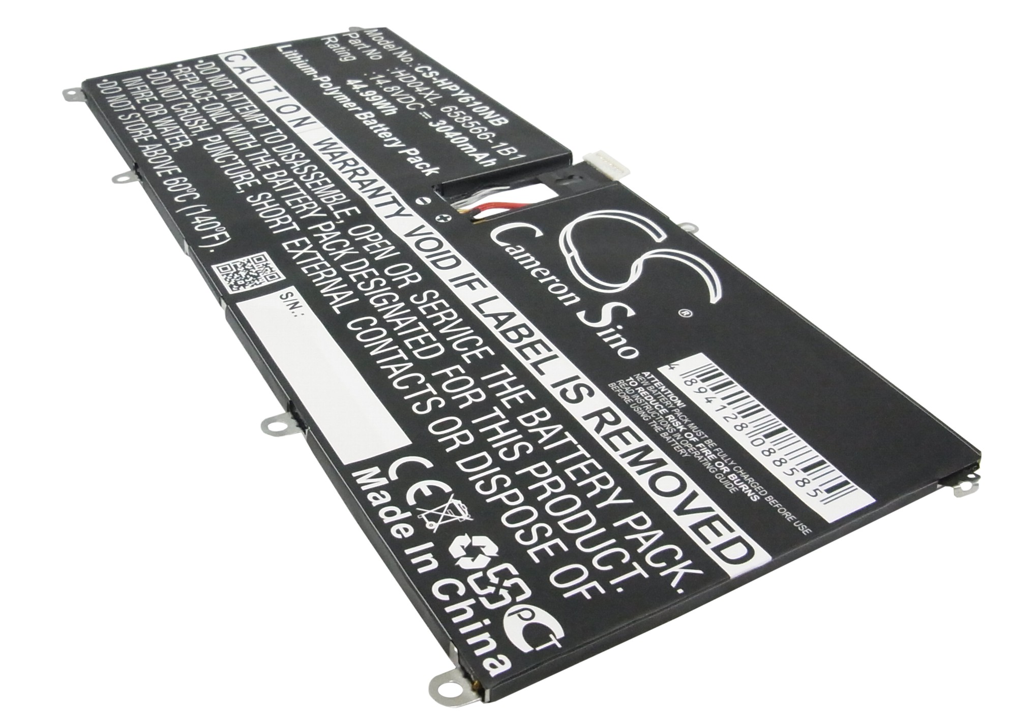 24830_05lfztcwferf40 Akku ersetzt HD04XL, HSTNN-IB3V passend für HP Envy Spectre XT 13-2000 Serie