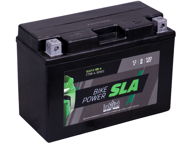 27206_0 Intact SLA12-9B-4 Starterbatterie ersetzt YT9B-4, YT9B-BS 12V 8Ah