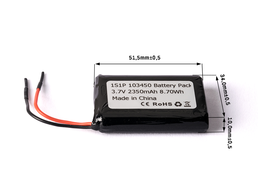 23759_03tZHgeBi3YFy7 Keeppower 103450 3.7V 2350mAh Li-Ion Akku mit BMS