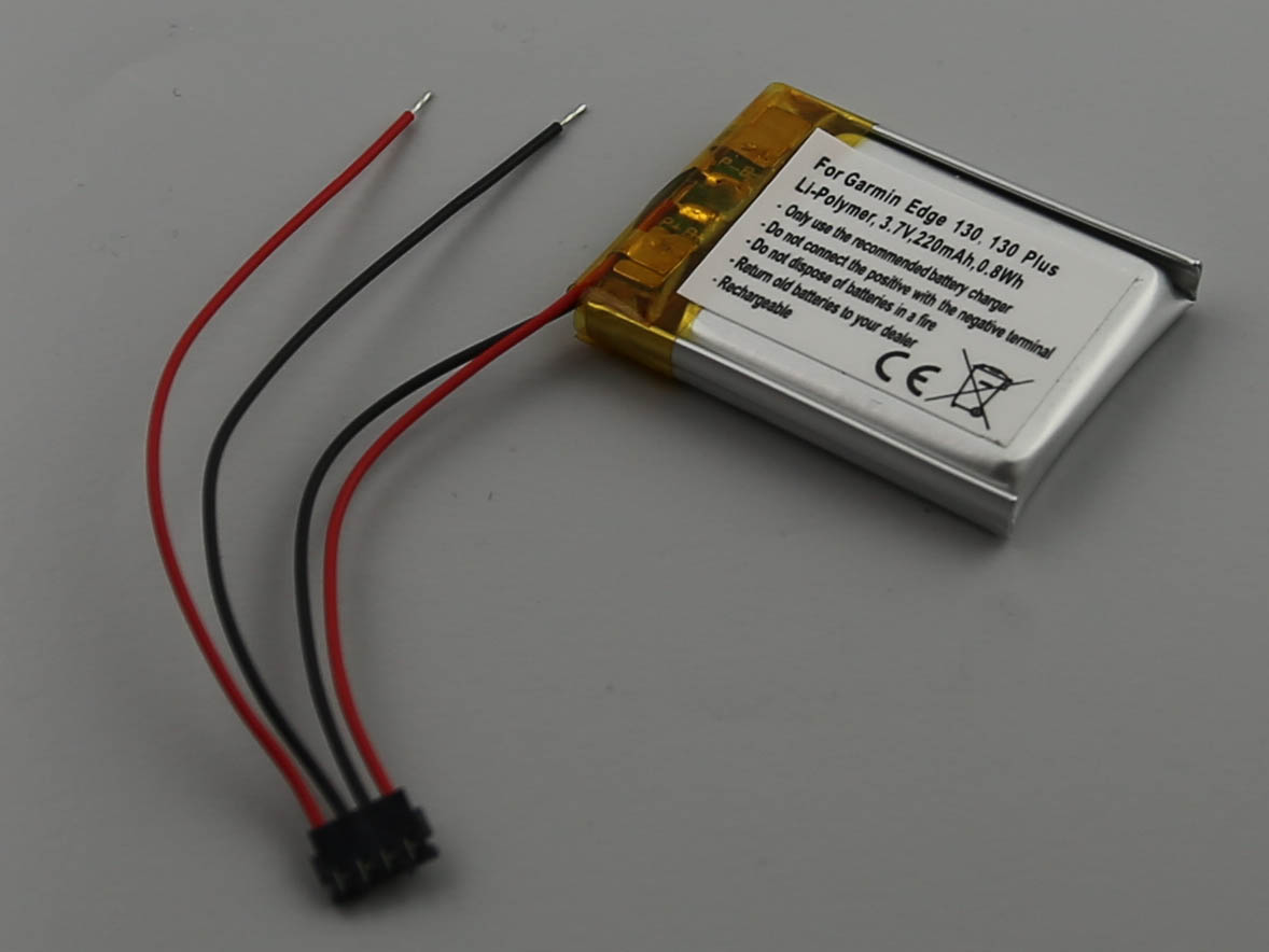 27432_0 Akku ersetzt 361-00086-02 passend für Garmin Edge 130, Edge 130 Plus, 3LA037240