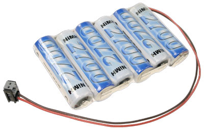 16431_0vJ35FYkzw6yQK RC Akku-Pack 7,2V 2700mAh Ni-MH F1x6, für MPX