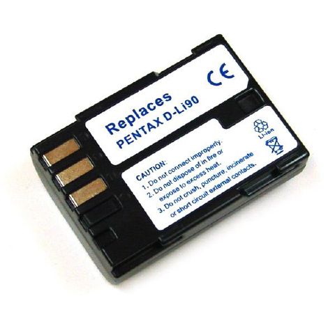 12405_0e6UXv3V4FLhQV Akku ersetzt Pentax D-Li90 passend für Pentax K5, K7 1700mAh
