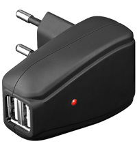 11818_0W9HqZpNtOgK9E Doppel USB Netzteil 2.4A Schwarz für iPhone 12/13