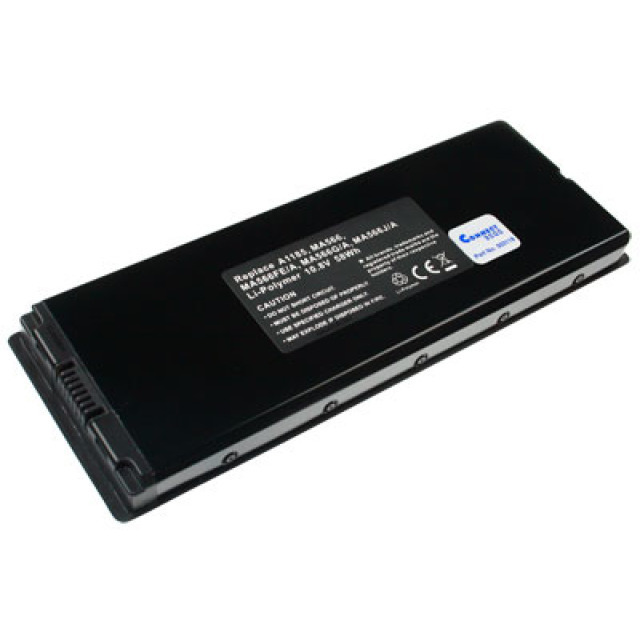 12986_0 Akku ersetzt Apple A1185, MA566FE/A, MA566G/A, MA566J/A Schwarz