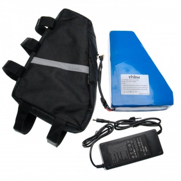 48V 15Ah Universal Akku für E-Bike, Scooter mit Ladegerät + Tasche