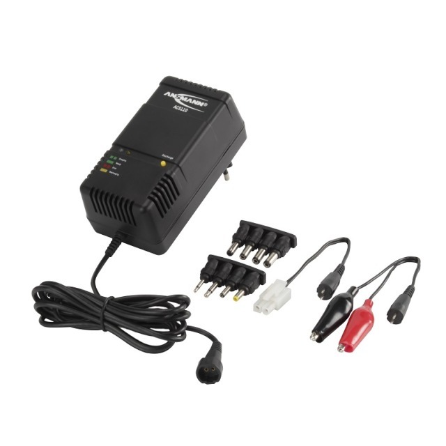 18061_0 Ansmann ACS 110 Ladegerät für 1.2 - 12Volt Ni-MH / Ni-CD Akkus