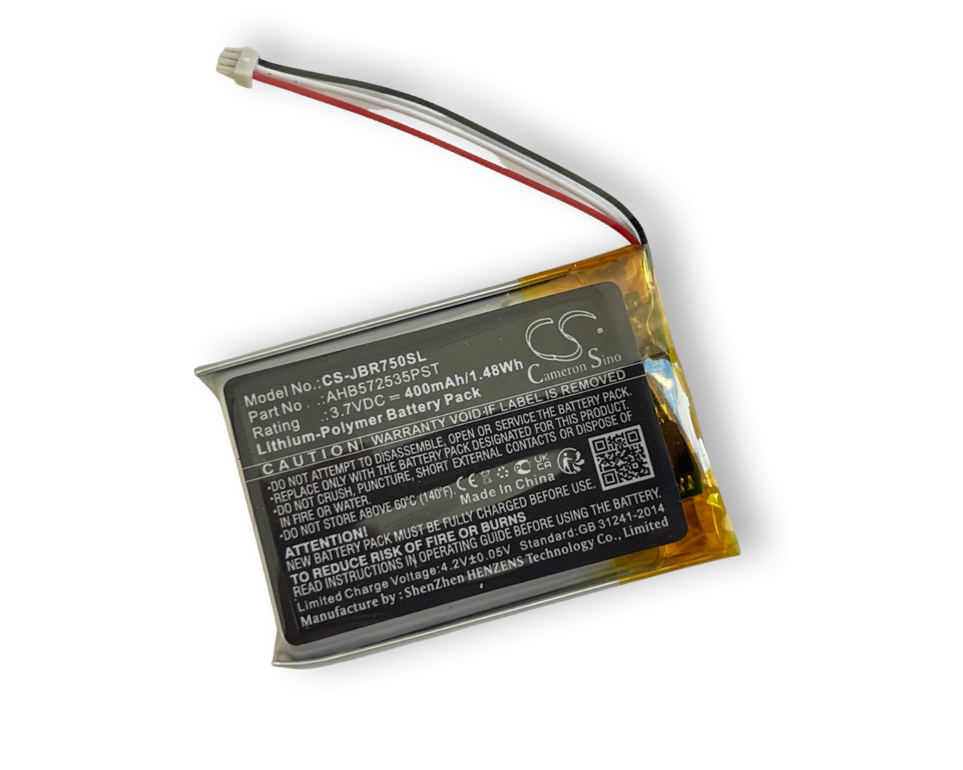 26648_0NadjeTxgxQJoD Akku ersetzt Jabra AHB572535PST passend für Evolve 75