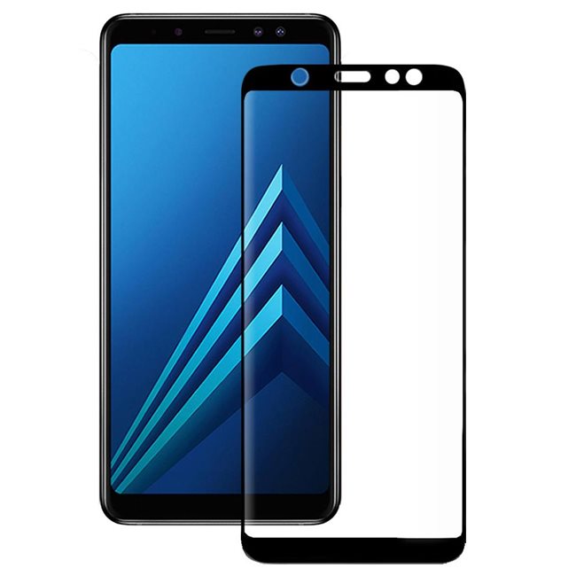 EIGER SAMSUNG GALAXY A6+ (2018) DISPLAY-GLAS 3D-GLASGEHÄUSE-FREUNDLICH KLAR