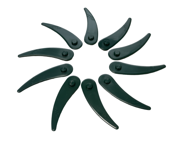 22918_0 10 x Kunststoffmesser passend für Bosch ART 23-10.8 LI, 23-18 LI