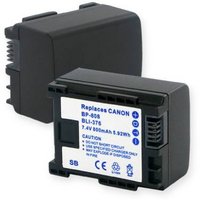 12659_0 Akku ersetzt Canon BP-808, 2740B002 800mAh