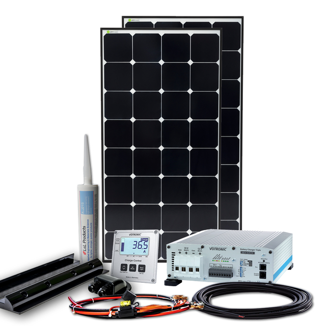 25624_00VUwSgLbXkRnV WATTSTUNDE 250Wp VBCS DAYLIGHT Solaranlage DLS250W 60/40/430 mit Charge ControlS