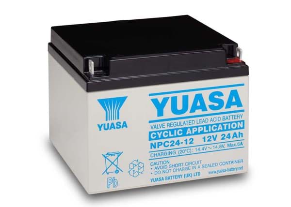 27216_00tZ2RThpWyJlu Yuasa NPC24-12l 12V 24Ah Zyklenfester Blei-Akku