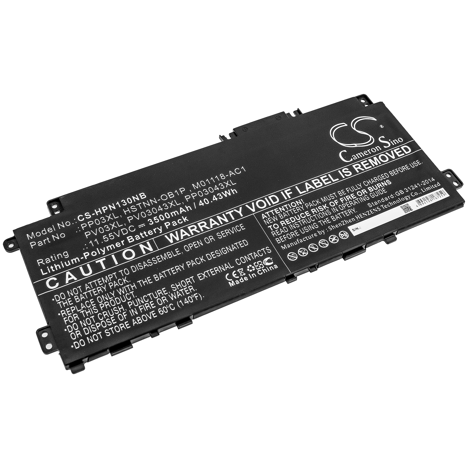 26883_0vYVb3nPQSPRBr Akku ersetzt HP PP03XL passend für Pavilion x360 14-dw0000, 15-eh 40.4Wh